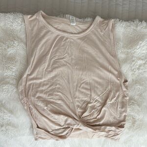 Alo yoga cover tank, almond